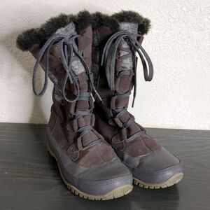 The North Face Nuptse Purna Fur lined boots Women's Size 6